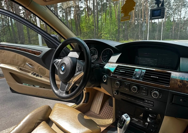 BMW Seria 5 cena 53500 przebieg: 162700, rok produkcji 2008 z Jaworzno małe 379